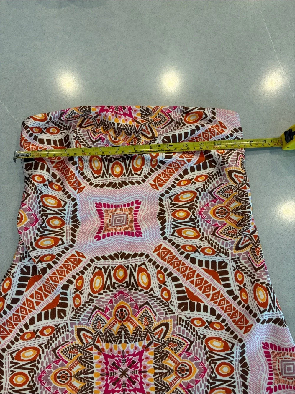 Forever 21 Pink Multicolor Mini Dress with Geometric Print